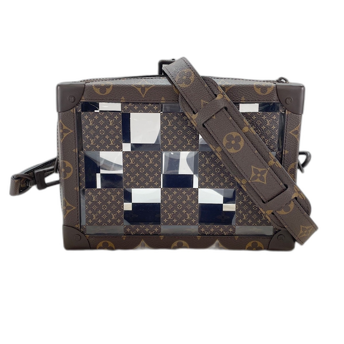 ヴィトン LV スリムソフトトランク ショルダーバッグ【中古】