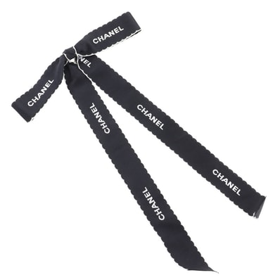 シャネル リボン ロゴ ヴィンテージ レディースブローチ