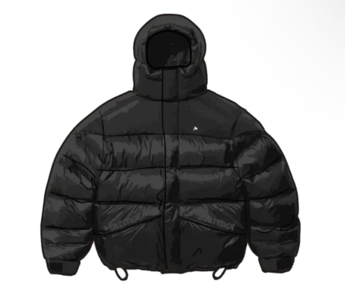 Supreme x Marmot 800-Fill Down Parka "Black"