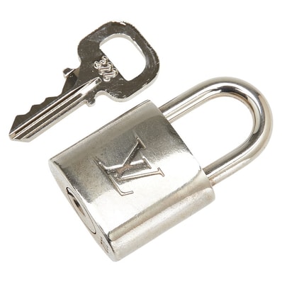 ルイ ヴィトン カデナ 南京錠 キー セット シルバー メタル レディース LOUIS VUITTON 【中古】