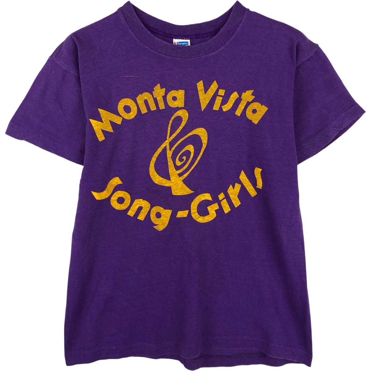 古着 70年代 チャンピオン Champion バータグ プリントTシャツ USA製 レディースM相当 ヴィンテージ/eaa615056