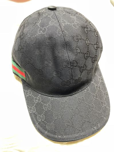 GUCCI Original GG Canvas Baseball Cap "Black"