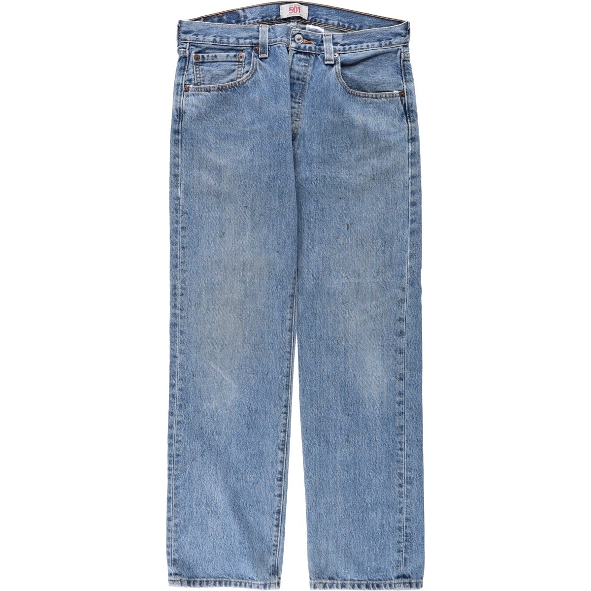 古着 00年代 リーバイス Levi's STRAIGHT LEG BUTTON-FLY ストレートデニムパンツ メンズw32相当/eaa668221