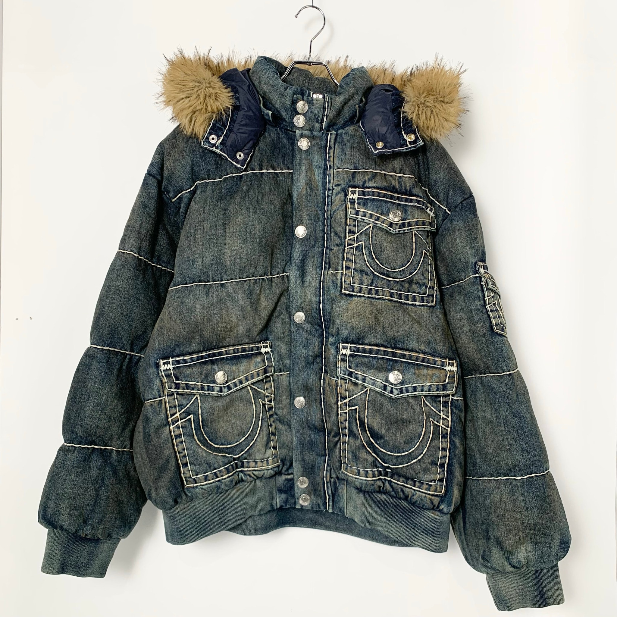 Supreme x True Religion Puffer Jacket "Indigo"
