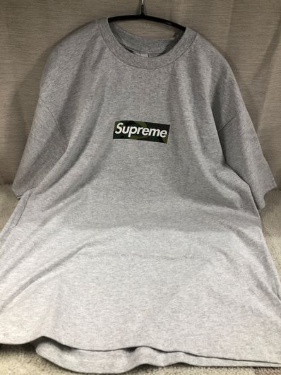 Supreme Box Logo Tee "Ash Grey" (23FW)