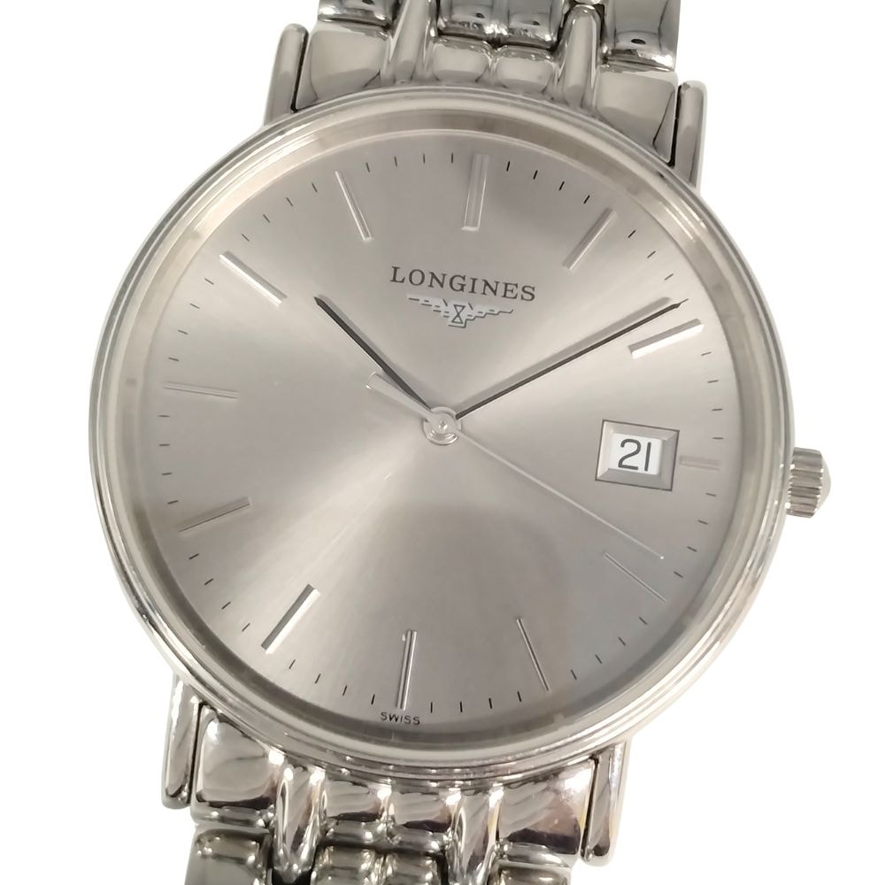 LONGINES ロンジン L4.720.4 グランドクラシック デイト クォーツ ステンレス メンズ 腕時計 C913