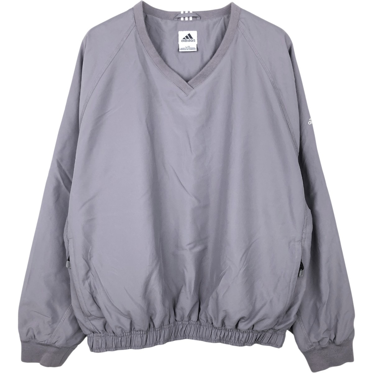古着 00年代 アディダス adidas CLIMASHELL WIND Vネック ウォームアッププルオーバー メンズL相当/eaa665537