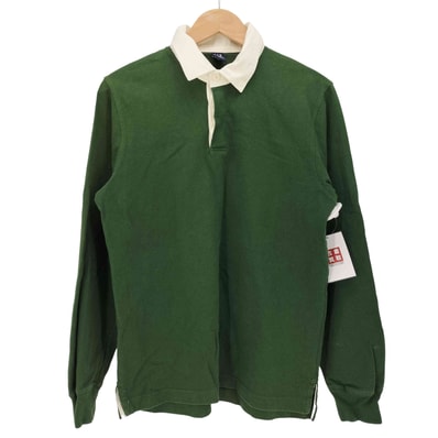 00S 無地 ラガー L/S ポロ シャツ【1142534794228】