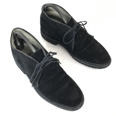 試着交換OK!オールデン/Alden Cape Cod Collection★6821 スエード本革/チャッカブーツ【6.5E/24.5/黒/BLACK】boots/leather/dress shoes◆bG-188
