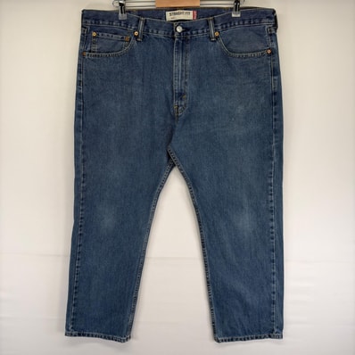 古着 リーバイス Levi's デニム パンツ 505 5ポケット 長ズボン 大きいサイズ ジーンズ ジーパン W40 L29 ブルー系 メンズ