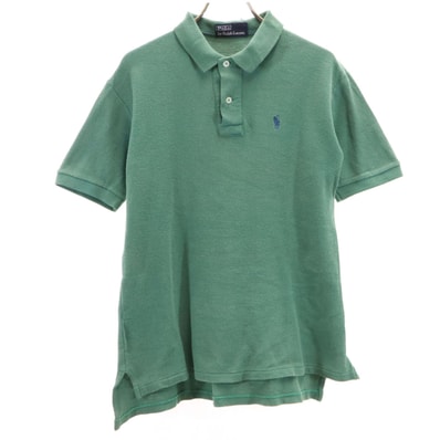 Polo by Ralph Lauren ポロバイラルフローレン 半袖 ポロシャツ グリーン 鹿の子地