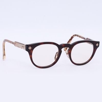 CHROME HEARTS 度入り DINGALONGLINGLONG CHプラス 伊達メガネ ボストンタイプ