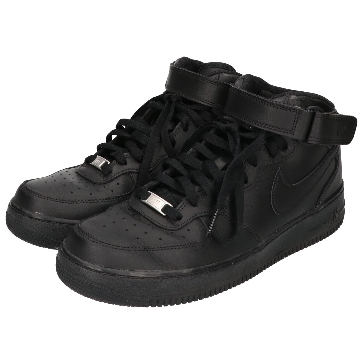 ナイキ CW2289-001 Air Force 1 Mid '07 Black/Black スニーカー 28.5cm