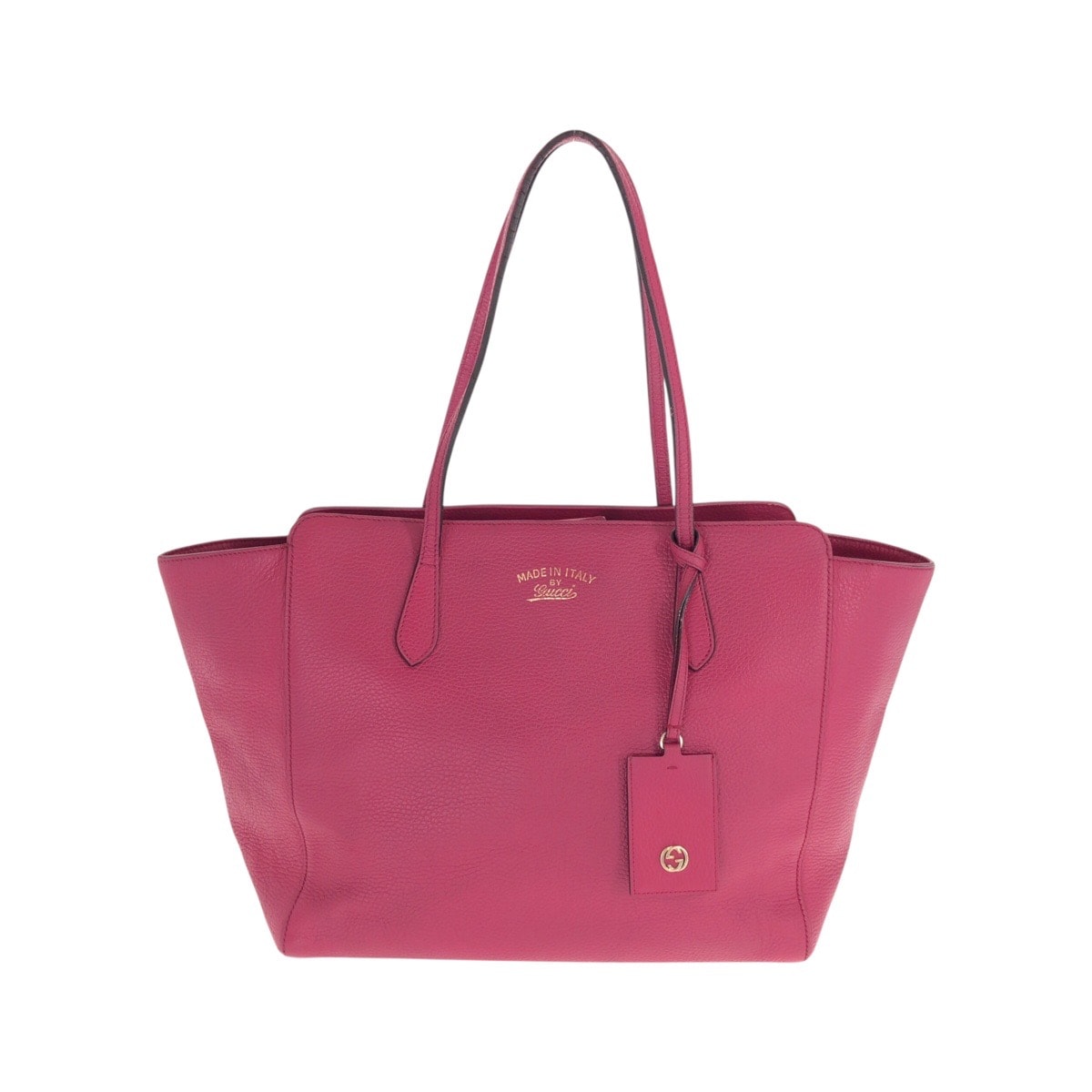 グッチ スウィング トートバッグ ショルダーバッグ 354397 ピンク レザー レディース GUCCI 中古