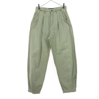 ZARA ザラ テーパードデニムパンツ 36 グレー
