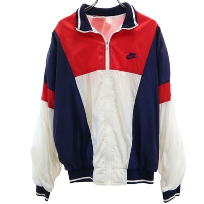 NIKE ナイキ 90s オールド 銀タグ ウインドブレーカー M レッド