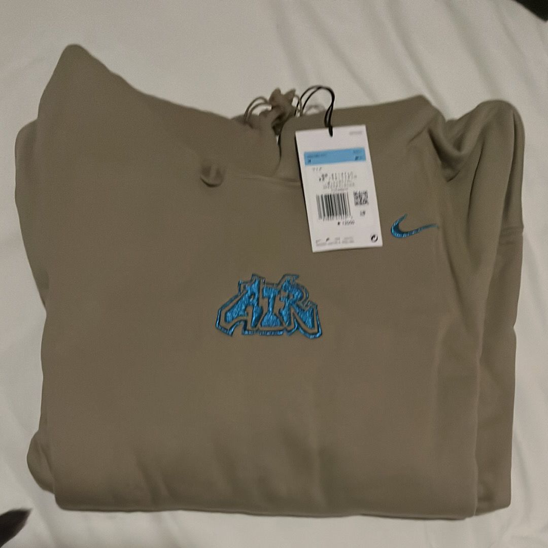Nike x Off-White Men's Fleece Parka 006 "Khaki"