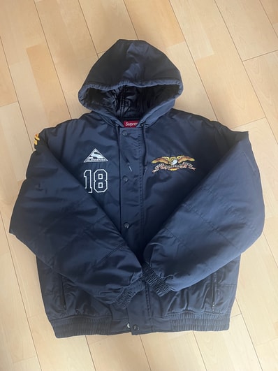 Supreme x ANTIHERO Stadium Jacket "Black"