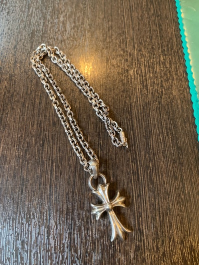 Chrome Hearts CH Cross Small W Bale "Silver"