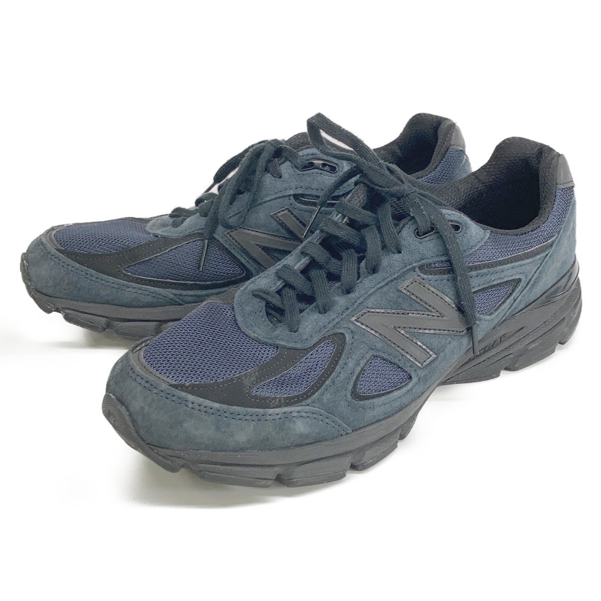 ニューバランス x JJJJound ジョウンド M990JJ4 Made in USA スエード/メッシュ ローカット スニーカー US10 1/2