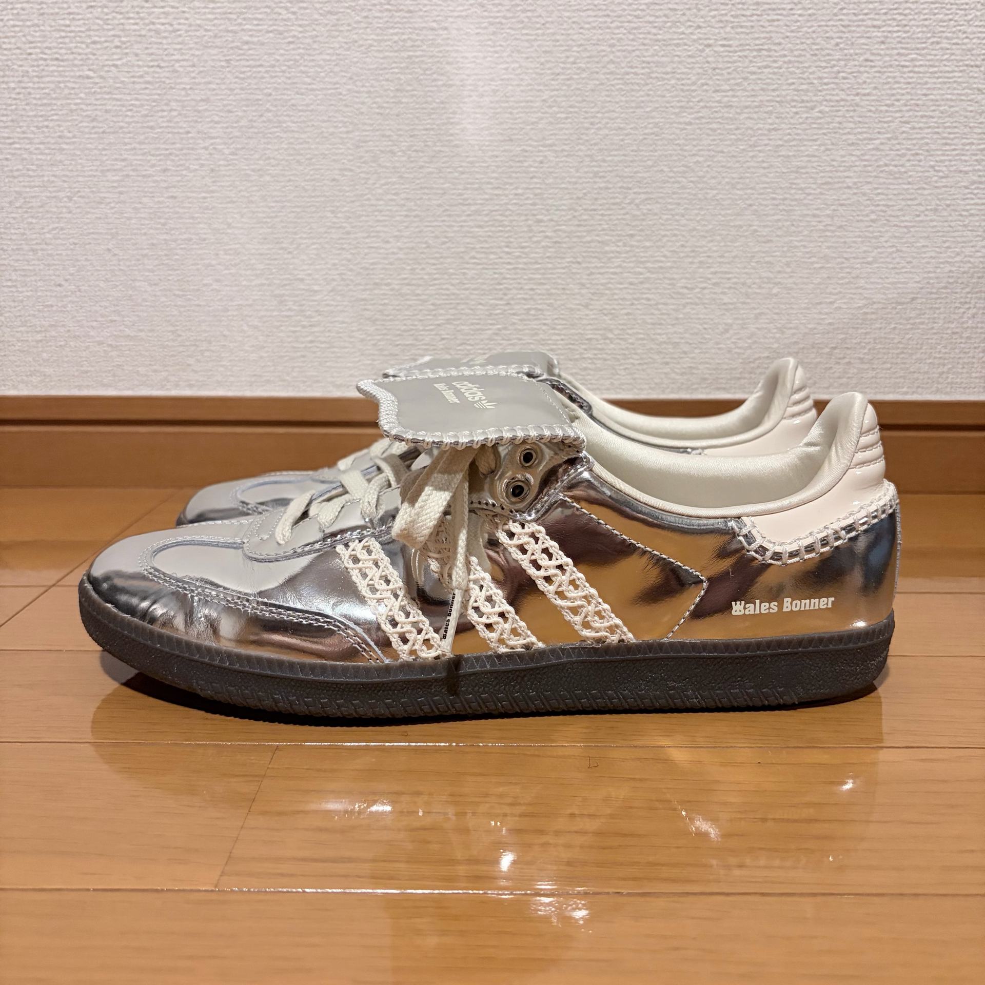 Wales Bonner × adidas Samba "Silver"