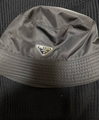 PRADA Re-Nylon Bucket Hat "Black"