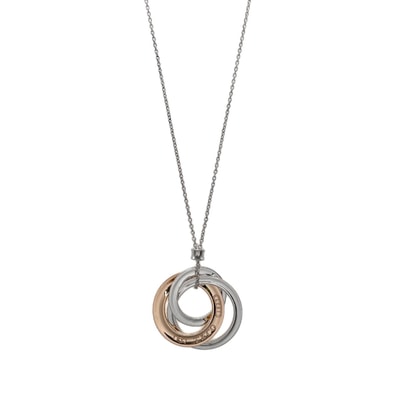 TIFFANY&Co. ティファニー インターロッキングサークル ネックレス
SV925 メタル シルバー 新品仕上済 レディース
【中古】