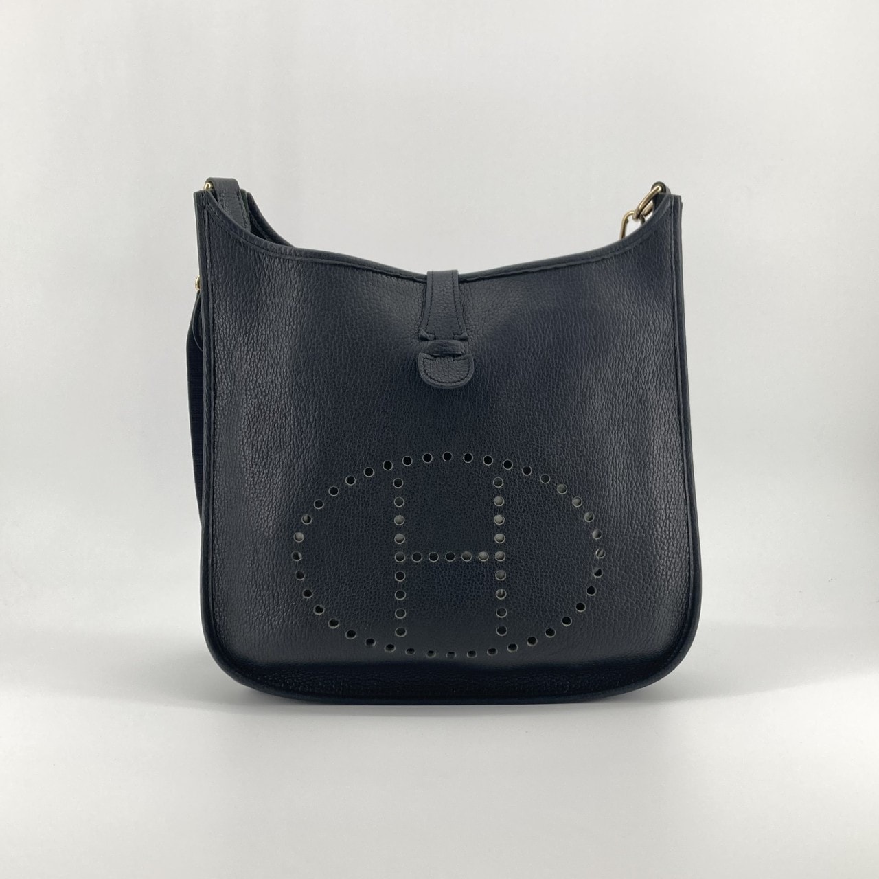 HERMES(エルメス) エブリン1 GM X刻印 ゴールド金具 ショルダーバッグ ノワール