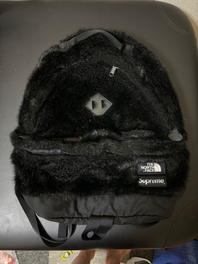 Supreme x The North Face Faux Fur Backpack "Black"