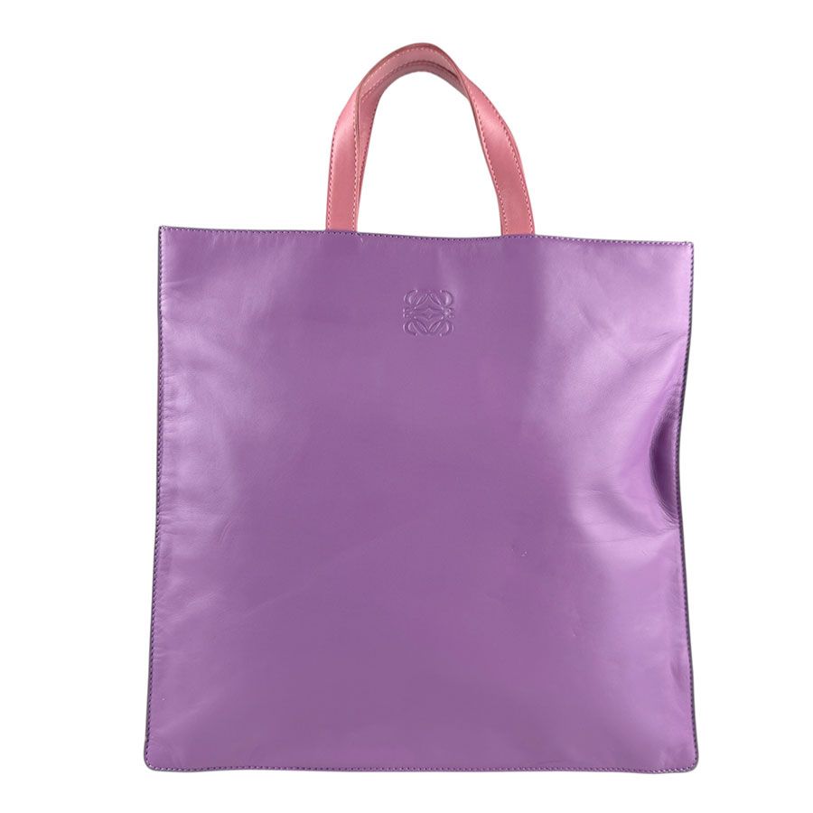 最終値下！LOEWE ロエベ ハンドバッグ アメ レザー ピンクパープル