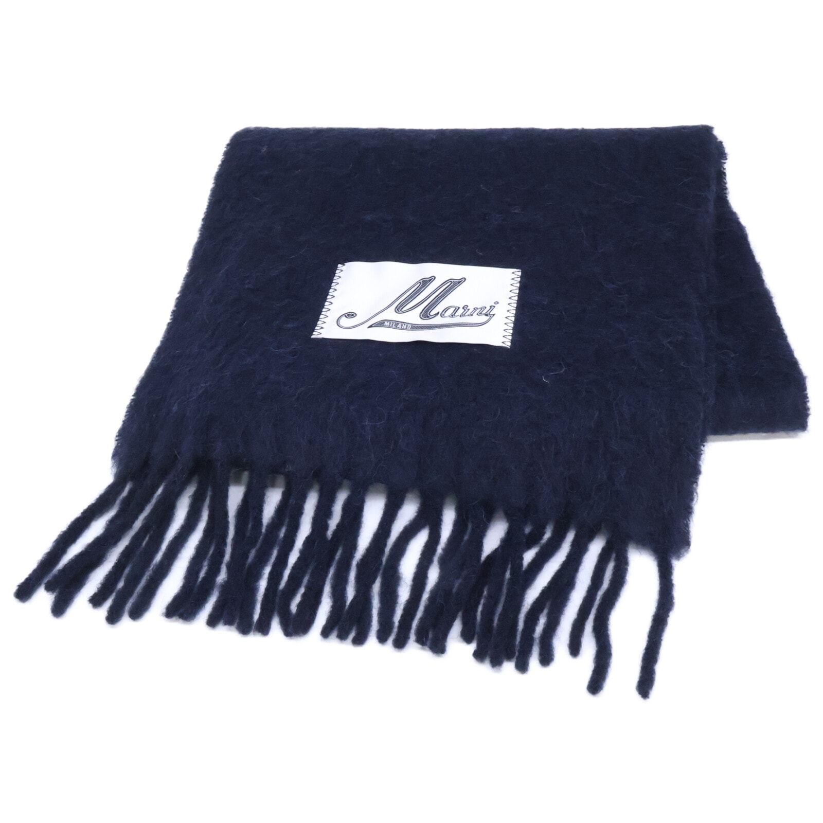 マルニ 【美品/国内正規】ASZC0005A0 UTW918 00B99 ロゴパッチ アルパカ