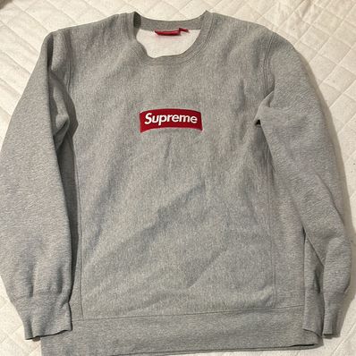 Supreme Box Logo Crewneck Sweatshirt "Ash Grey" (18FW)