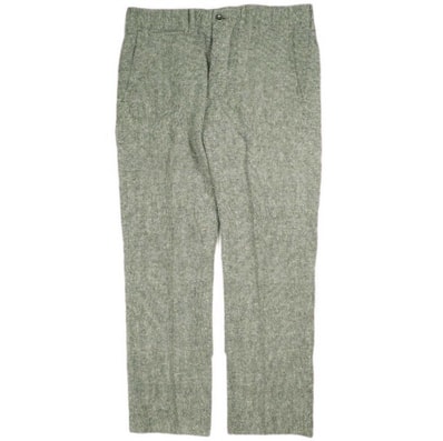 RRL ダブルアールエル ヘリンボーンオフィサーズパンツ 782944778001 34 Greige Double RL ヘリンボーン スラックス 定価62,700円 ボトムス g25671