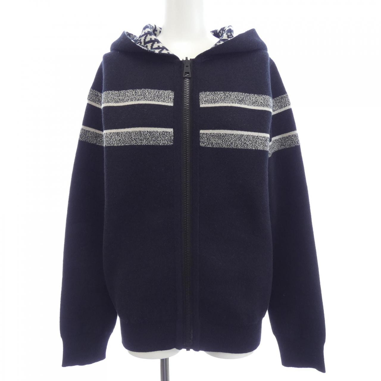 クリスチャンディオール CHRISTIAN DIOR ディオール オブリーク テクニカル カシミヤ 054G12AM055 パーカー