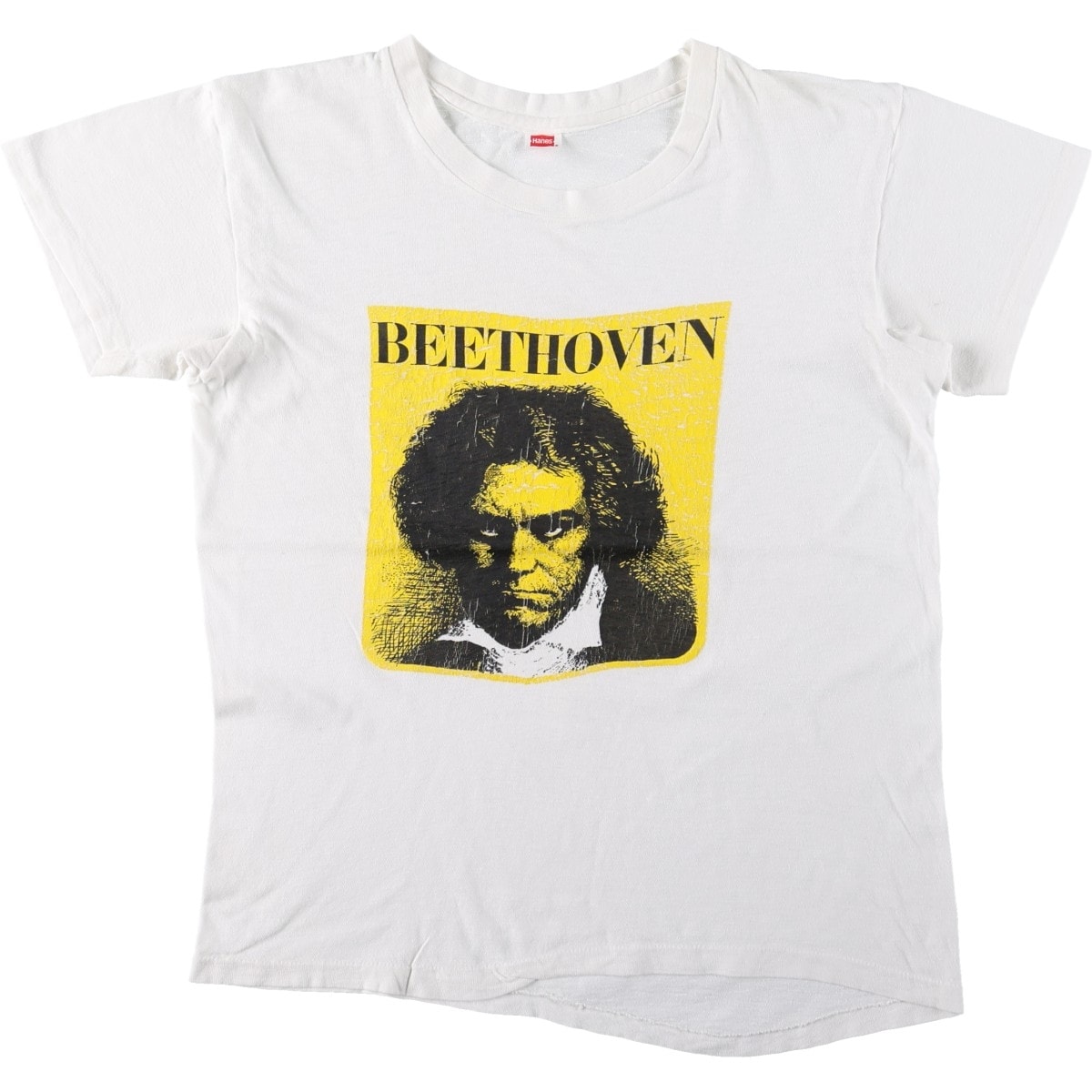 古着 80年代 ヘインズ Hanes BEETHOVEN ベートーヴェン 偉人Tシャツ USA製 メンズM相当 ヴィンテージ/eaa670474