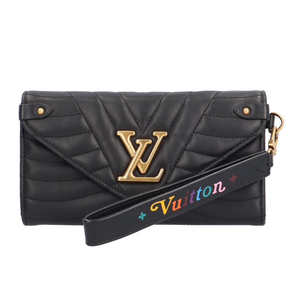 ルイヴィトン ニューウェーブロングウォレット 長財布 レザー M63298  ユニセックス LOUIS VUITTON  中古