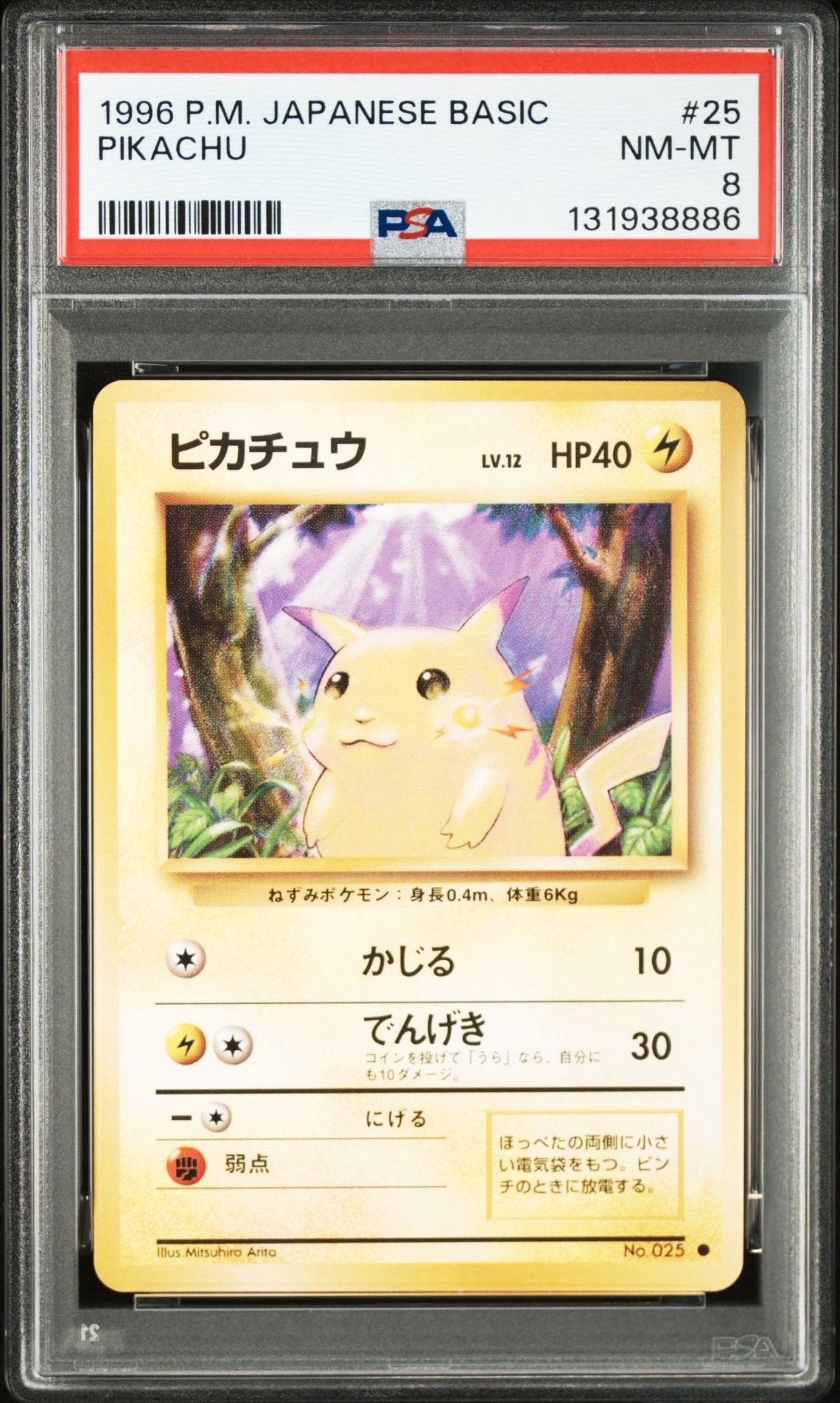 ピカチュウ ● : 旧裏 [PMCG1-2](拡張パック「ポケットモンスター カードゲーム」再販)