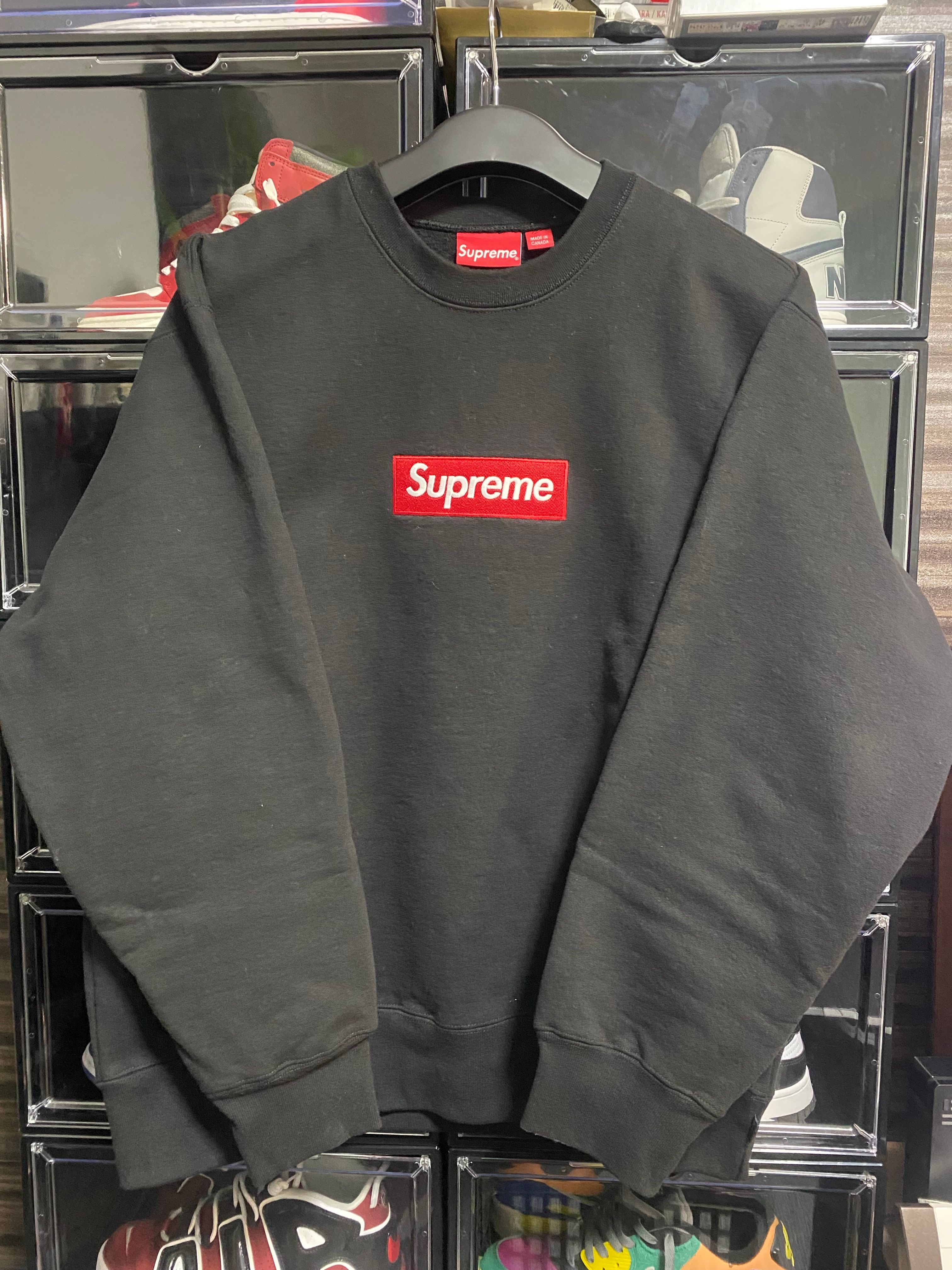 Supreme Box Logo Crewneck "Black" (22FW)