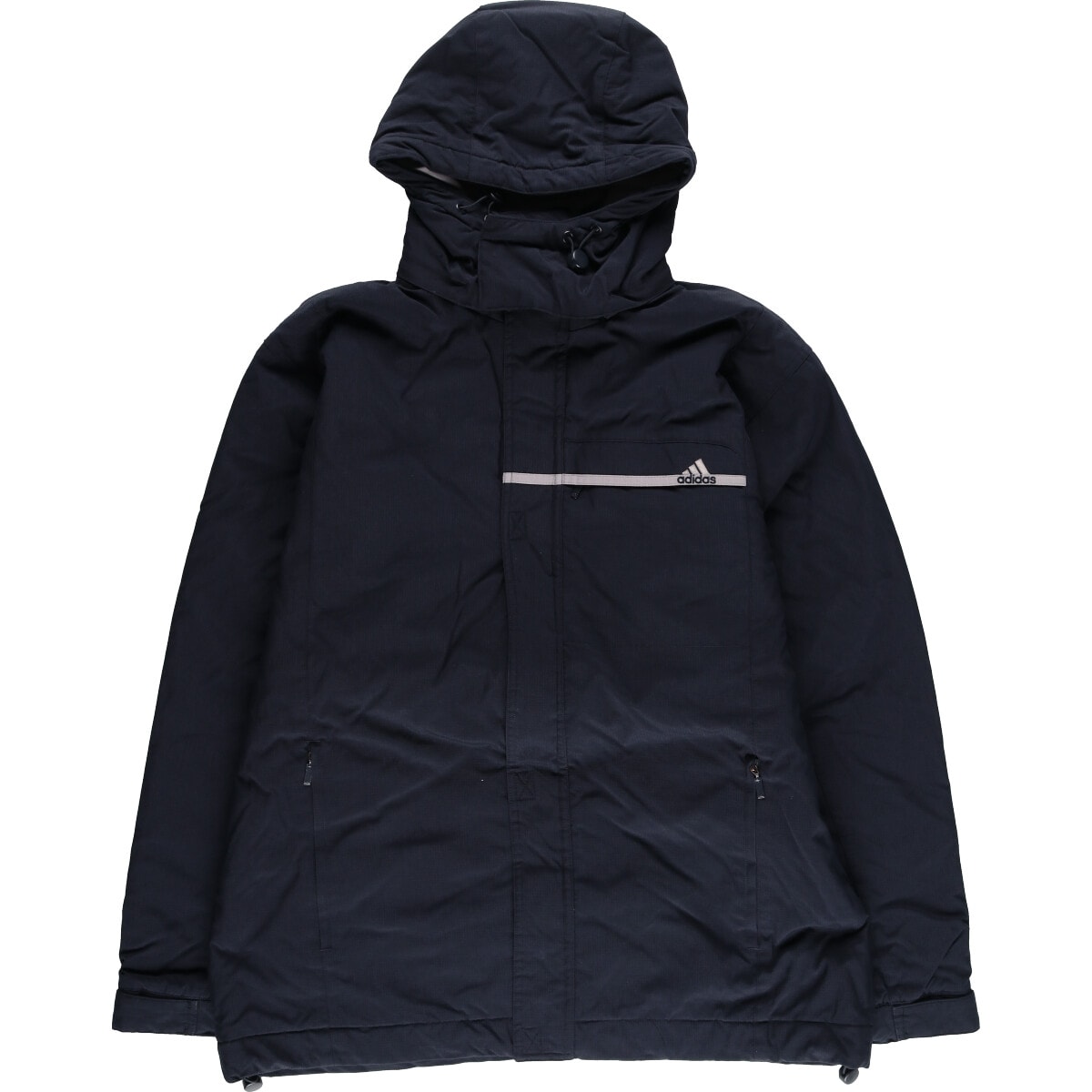 古着 00年代 アディダス adidas 中綿パーカー パファージャケット メンズM相当/eaa475556