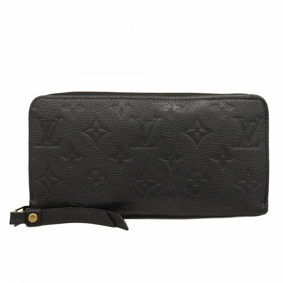 ★SALE【6db1240-k】ルイヴィトン 長財布 モノグラム・アンプラント ジッピーウォレット M61864 ノワール【中古】レディース