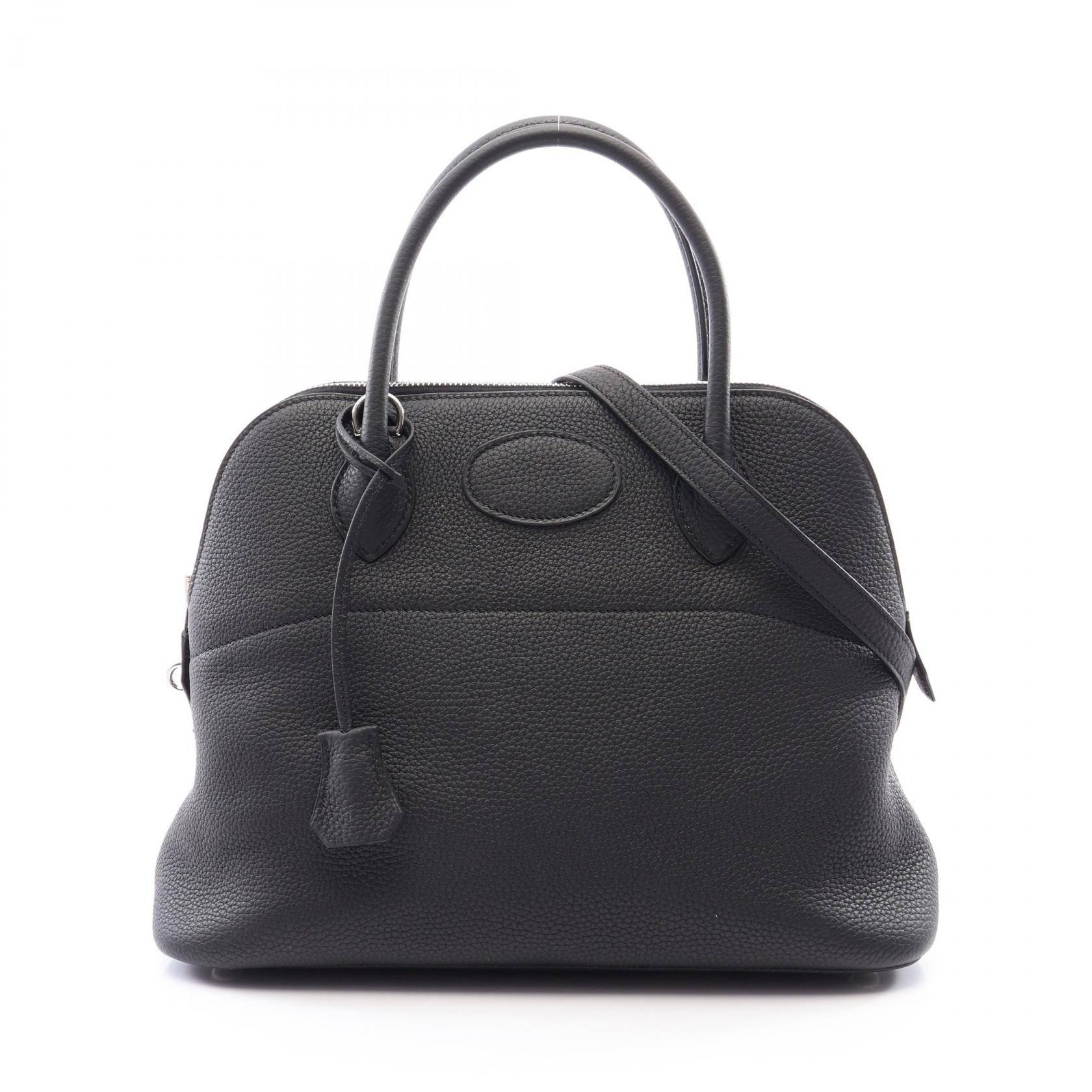 エルメス HERMES ボリード31 2WAY ハンドバッグ バッグ レザー トリヨンクレマンス トリヨンクレマンス Y刻印(2020年製造) レディース ブラック系 【中古】