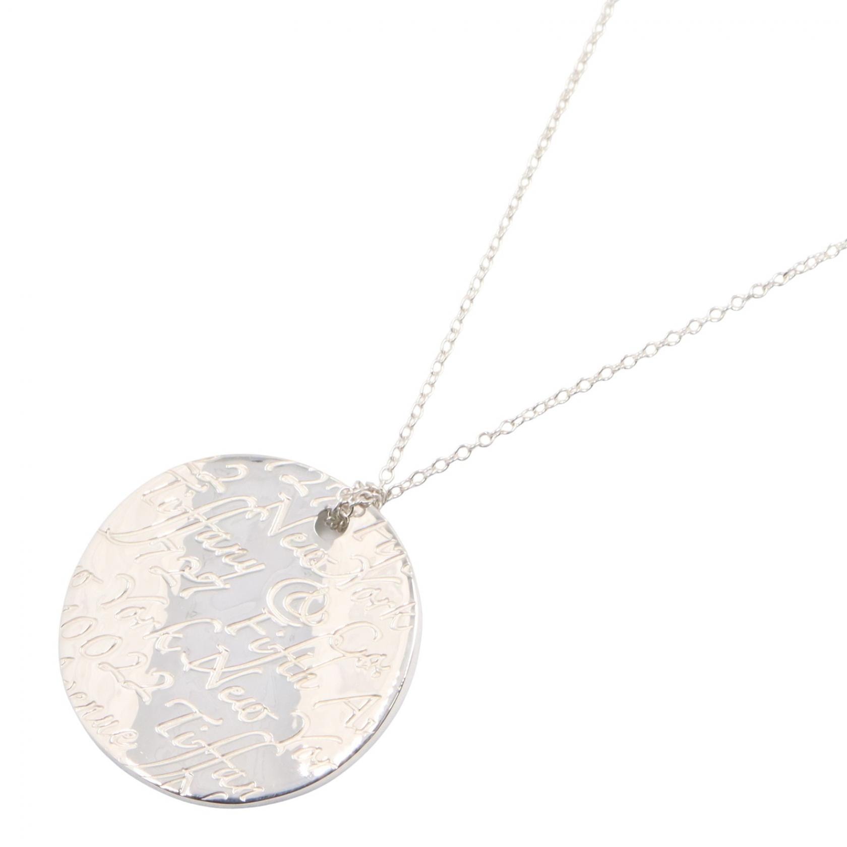 ティファニー TIFFANY&CO ノーツラウンド ネックレス ネックレス ジュエリー シルバー925 レディース シルバー系 【中古】