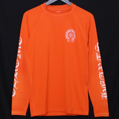 CHROME HEARTS ホースシュースクリプトロゴバイク ラッシュガード