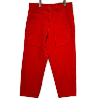 コムデギャルソンシャツ W27151 レッド パンツ S