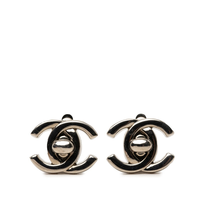 シャネル ココマーク ヴィンテージ イヤリング 96P刻印 シルバー メタル レディース CHANEL 【中古】
