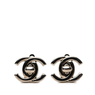 シャネル ココマーク ヴィンテージ イヤリング 96P刻印 シルバー メタル レディース CHANEL 【中古】