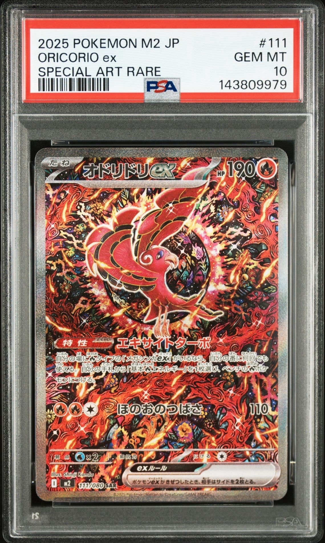 オドリドリex SAR [M2 111/080](拡張パック「インフェルノX」)