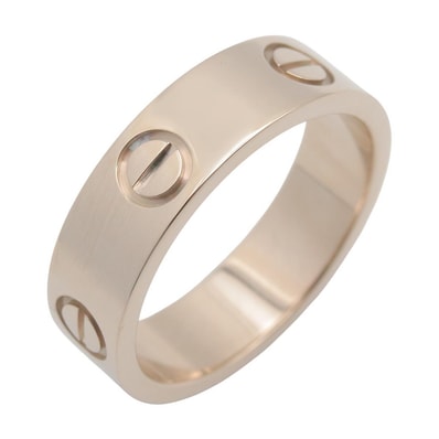 カルティエ CARTIER ラブリング リング・指輪 ジュエリー K18WG(ホワイトゴールド) メンズ レディース シルバー系 B4084700 【中古】