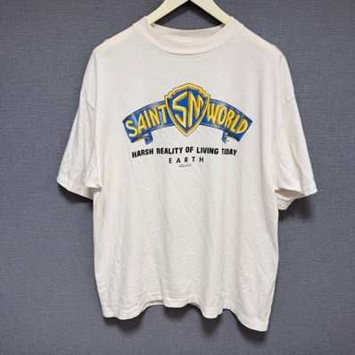 SAINT Mxxxxxx SS T-Shirt Saint World "White"