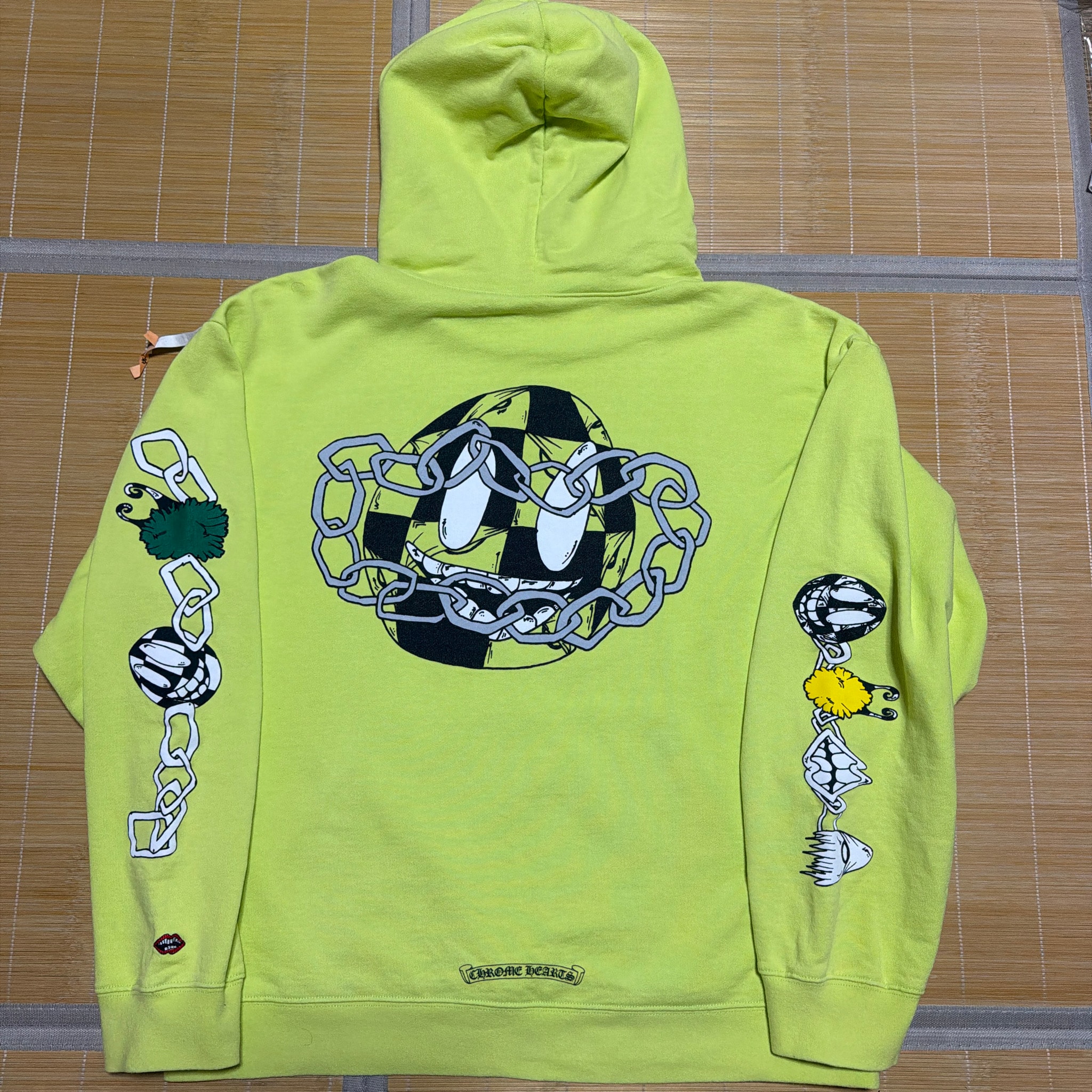 Chrome Hearts PPO Hardware HD Matty Boy Print Pullover Hoodie "Green"